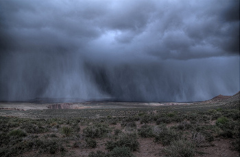 Storm in Desert